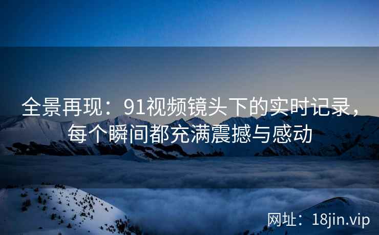 全景再现:91视频镜头下的实时记录,每个瞬间都充满震撼与感动